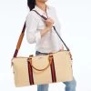 Raffia Twill Weekender | 1 -Grocery Store raffia twill weekender 2 c