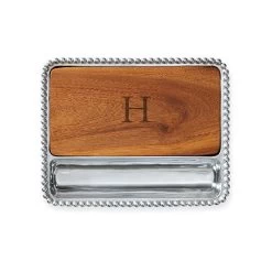 Rectangle Beaded Silver And Walnut Wood Cheese Board | 1 7 Rectangle Beaded Silver And Walnut Wood Cheese Board | 1 -Grocery Store rectangle beaded silver and walnut wood cheese board c 2