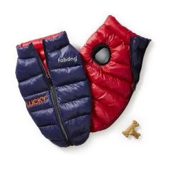 Reversible Puffer Pet Jacket | 20 -Grocery Store reversible puffer pet jacket c 2