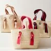 Ribbon Straw Beach Tote | 5