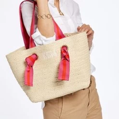 Ribbon Straw Beach Tote | 5 29 Ribbon Straw Beach Tote | 5 -Grocery Store ribbon straw beach tote c 8