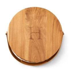 Round Wicker Picnic Basket | 1 -Grocery Store round wicker picnic basket c 2