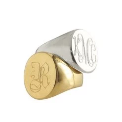 Sarah Chloe Classic Oval Signet Ring | 6 -Grocery Store sarah chloe classic oval signet ring 1 c