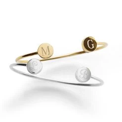 Sarah Chloe Double Elle Bangle | 4 -Grocery Store sarah chloe double elle bangle c 1