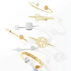 Sarah Chloe Double Elle Bangle | 4