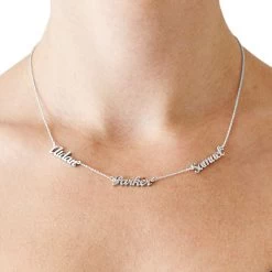 Sarah Chloe Emma Script Necklace | 18 -Grocery Store sarah chloe emma script necklace c 1
