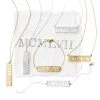 Sarah Chloe Horizontal Roman Numeral Necklace | 1
