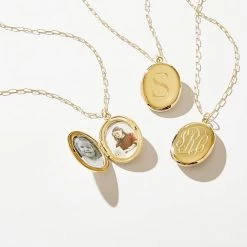 Sarah Chloe Long Link Chain Locket | 2 -Grocery Store sarah chloe long link chain locket c 1