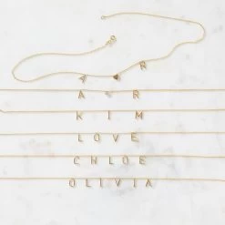 Sarah Chloe Multi-Initial Amelia Necklace | 6