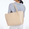 Scalloped Everyday Italian Leather Tote | 1 -Grocery Store scalloped everyday italian leather tote 2 c