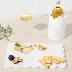 Scalloped Marble Cheeseboard | 1 8 Scalloped Marble Cheeseboard | 1 -Grocery Store scalloped marble cheeseboard c 1