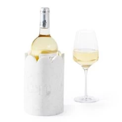 Scalloped Marble Wine Chiller | 1