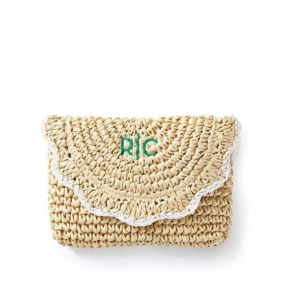 Scalloped Raffia Clutch | 3 11 Scalloped Raffia Clutch | 3 - Image 9