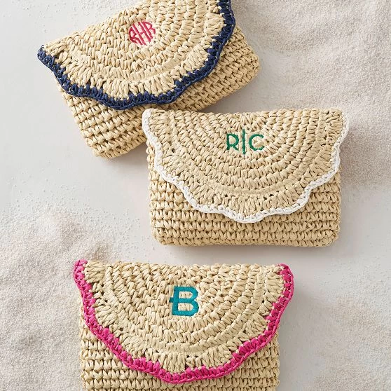 Scalloped Raffia Clutch | 3 3 Scalloped Raffia Clutch | 3