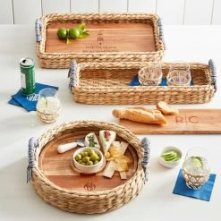 Seagrass Chip And Dip Tray | 1