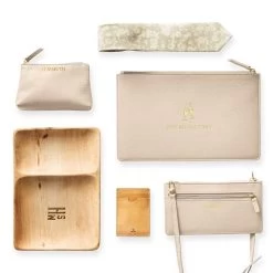 Signature Leather Cosmetic Pouch | 1