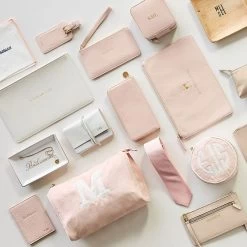 Signature Leather Pouch | 8 -Grocery Store signature leather wristlet c 7