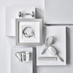 Pewter Baby Cup | 1 -Grocery Store silver baby brush comb set c