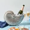 Silver Nautilus Wine Bucket | 1 -Grocery Store silver nautilus wine bucket 2 c