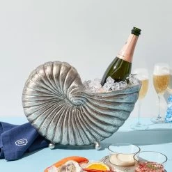 Silver Nautilus Wine Bucket | 1