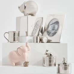 Silver Baby Cup | 1 -Grocery Store silver piggy bank c 6