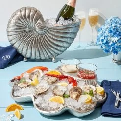 Silver Shell Serving Platter | 1