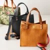 Small Essential Suede Tote | 1 -Grocery Store small essential suede tote c 2