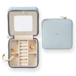 Small Travel Jewelry Case, Foil Debossed | 55 -Grocery Store small travel jewelry case foil debossed 1 c