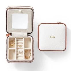 Small Travel Jewelry Case, Foil Debossed | 55 -Grocery Store small travel jewelry case foil debossed c 11