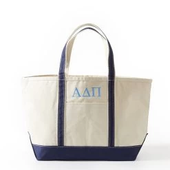 Sorority Canvas Tote | 6 -Grocery Store sorority canvas boat tote 4 c