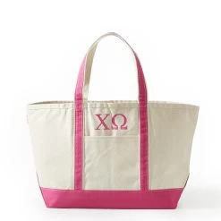 Sorority Canvas Tote | 6 -Grocery Store sorority canvas boat tote c 2