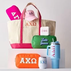 Sorority Patch Pouch | 7 -Grocery Store sorority jewelry case 1 c 4
