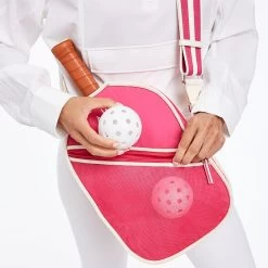 Sporty Stripe Pickleball Crossbody Bag | 4 -Grocery Store sporty stripe pickleball crossbody bag c 4