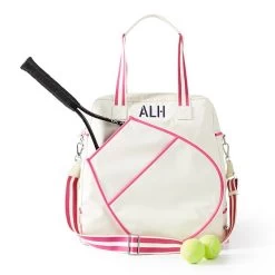 Sporty Stripe Tennis Tote | 3 -Grocery Store sporty stripe tennis tote c 6