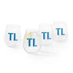 Stackable Acrylic Stemless Wine Glasses, Set Of 4 | 1 -Grocery Store stackable acrylic stemless wine glasses set of 4 c 2
