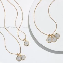 Stamped Charm Necklace | 15 -Grocery Store stamped charm necklace c 2