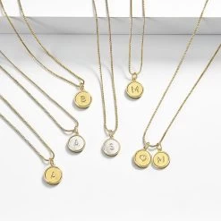 Stamped Charm Necklace | 15 -Grocery Store stamped charm necklace c 3