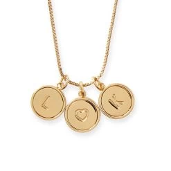 Stamped Charm Necklace | 15 -Grocery Store stamped charm necklace c 4