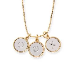 Stamped Charm Necklace | 15 -Grocery Store stamped charm necklace c 5