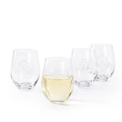 Stemless Wine Glasses, Set Of 4 | 1 -Grocery Store stemless wine glasses set of 4 c 2
