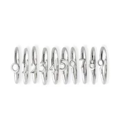 Sterling Silver Numerical Ring | 2