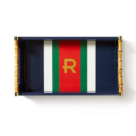 Stripe Bamboo Lacquer Tray | 1 5 Stripe Bamboo Lacquer Tray | 1 - Image 3
