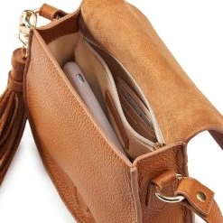 Suede Saddle Crossbody Bag | 2 -Grocery Store suede saddle crossbody bag c 2