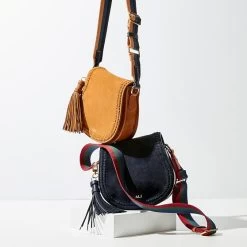 Suede Saddle Crossbody Bag | 2 -Grocery Store suede saddle crossbody bag c 3
