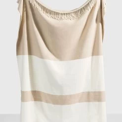 Sydney Stripe Italian Cotton Throw | 2 -Grocery Store sydney stripe italian cotton throw c 6