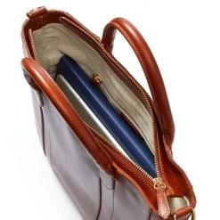 Taylor Twill Leather Crossbody Tote | 1