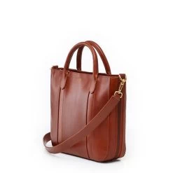 Taylor Twill Leather Crossbody Tote | 1 -Grocery Store taylor twill leather crossbody tote c 2