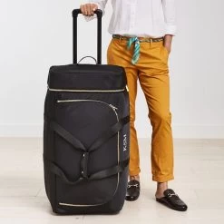 Terminal 1 Checked Rolling Duffle Bag | 2