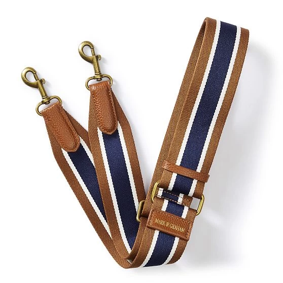 Twill And Leather Bag Strap | 2 5 Twill And Leather Bag Strap | 2 - Image 3