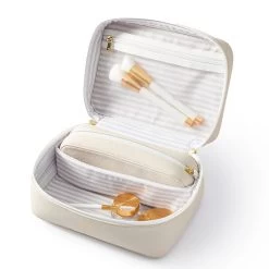 Vegan Leather 2-in -1 Cosmetic Case | 3 -Grocery Store vegan leather 2 in 1 cosmetic case c 3